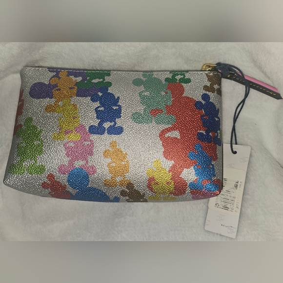 Disney Parks Dooney and Bourke 10th Anniversary Mickey Mouse Cosmetic Case - Picture 3 of 6